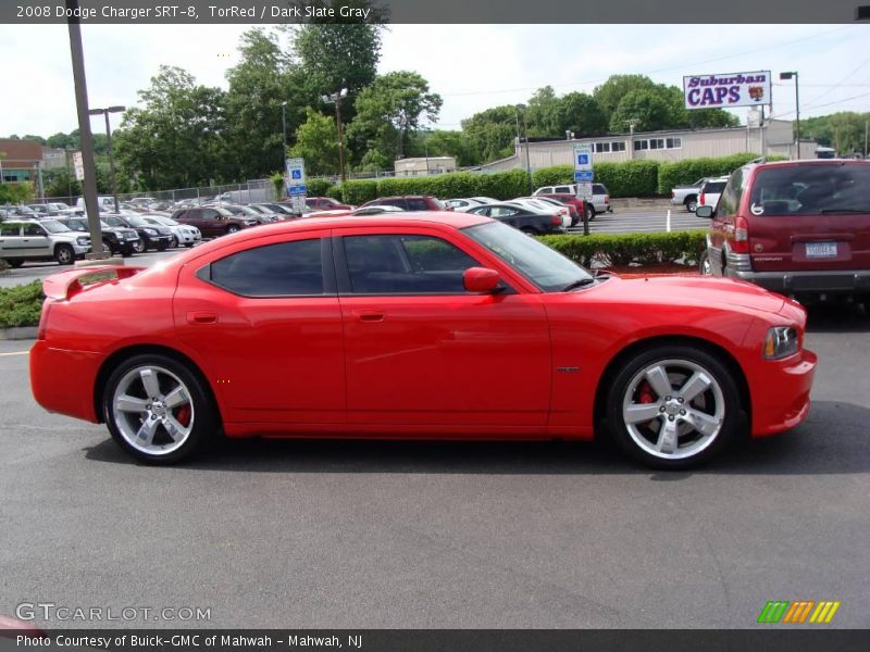 TorRed / Dark Slate Gray 2008 Dodge Charger SRT-8