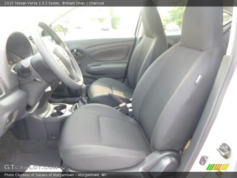 Brilliant Silver / Charcoal 2015 Nissan Versa 1.6 S Sedan