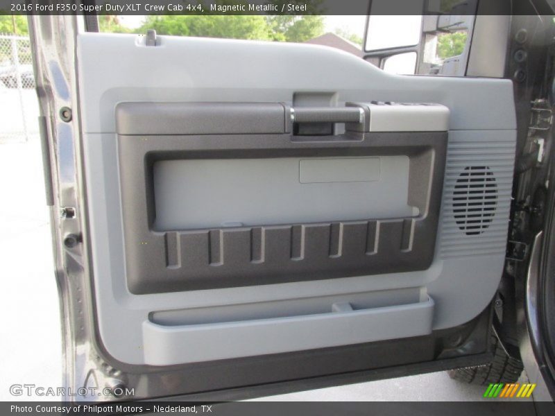 Magnetic Metallic / Steel 2016 Ford F350 Super Duty XLT Crew Cab 4x4