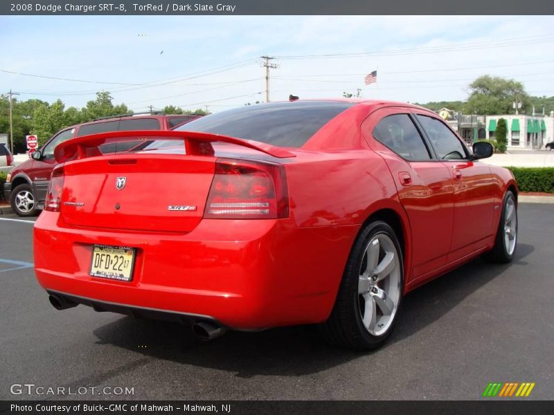 TorRed / Dark Slate Gray 2008 Dodge Charger SRT-8