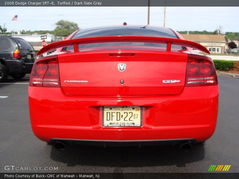 TorRed / Dark Slate Gray 2008 Dodge Charger SRT-8