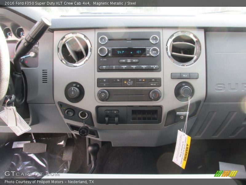 Magnetic Metallic / Steel 2016 Ford F350 Super Duty XLT Crew Cab 4x4
