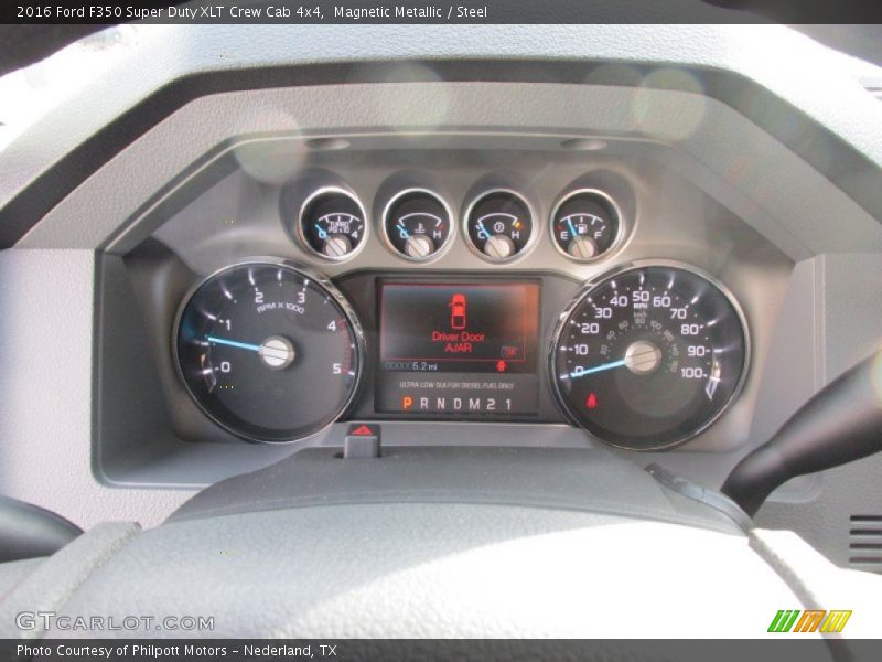 Magnetic Metallic / Steel 2016 Ford F350 Super Duty XLT Crew Cab 4x4