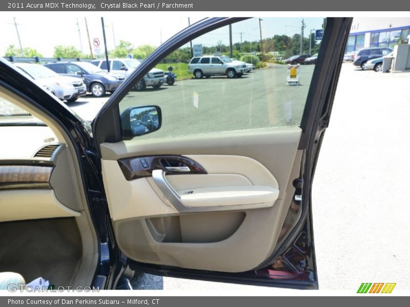 Crystal Black Pearl / Parchment 2011 Acura MDX Technology