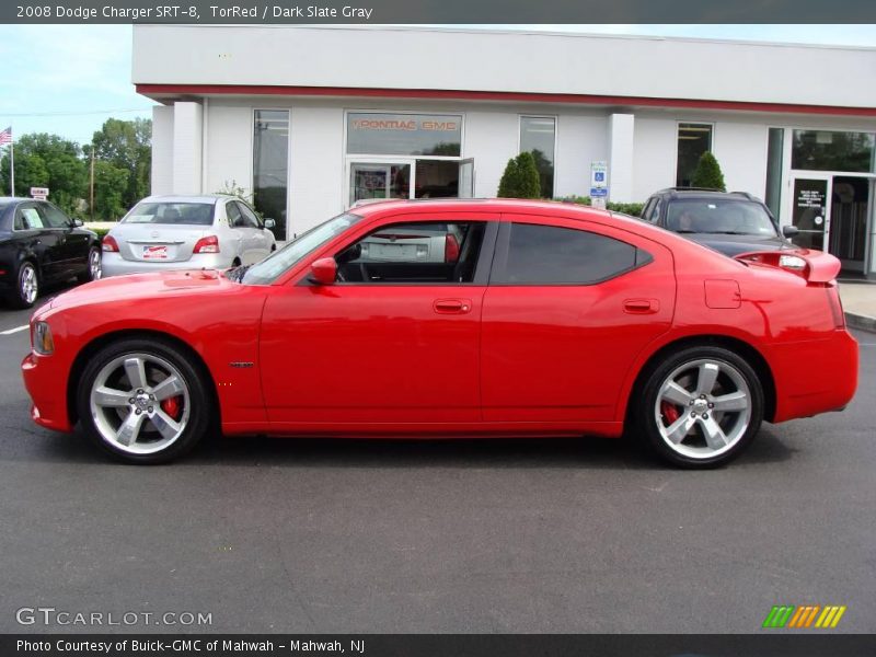 TorRed / Dark Slate Gray 2008 Dodge Charger SRT-8