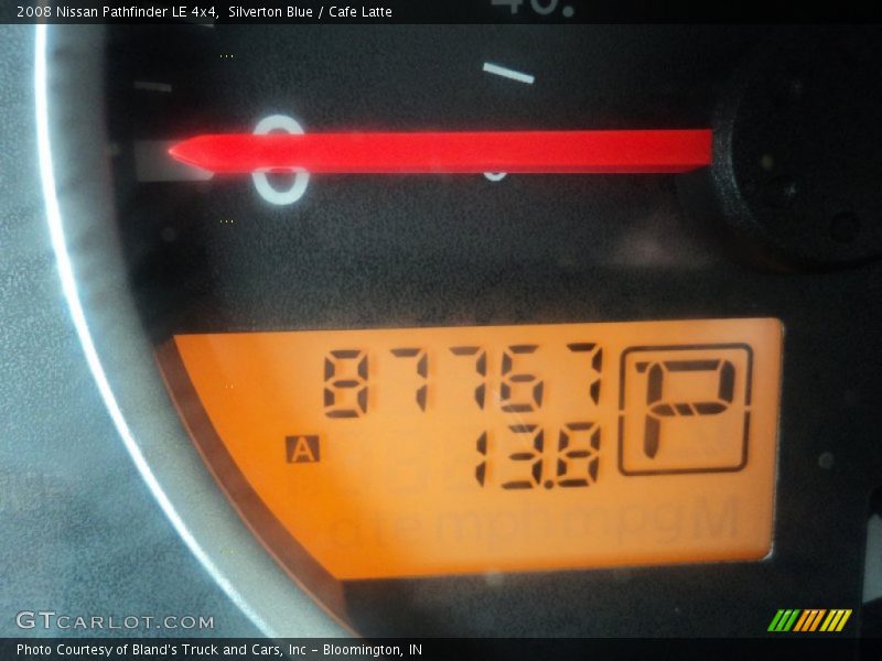 Silverton Blue / Cafe Latte 2008 Nissan Pathfinder LE 4x4