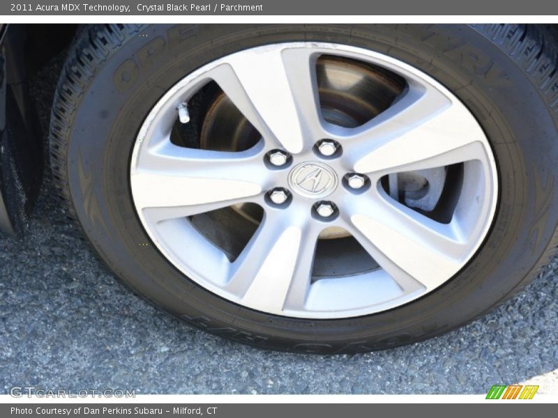 Crystal Black Pearl / Parchment 2011 Acura MDX Technology