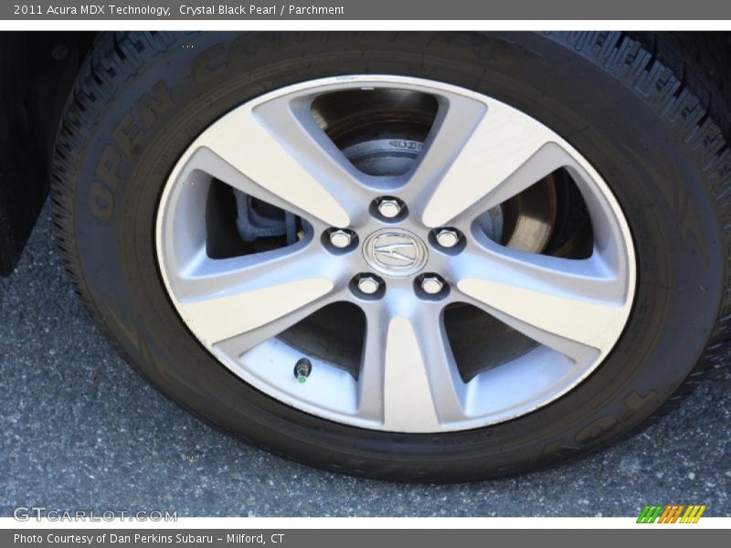 Crystal Black Pearl / Parchment 2011 Acura MDX Technology