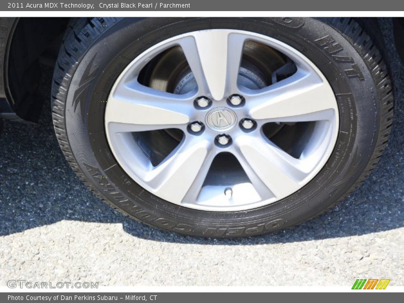 Crystal Black Pearl / Parchment 2011 Acura MDX Technology