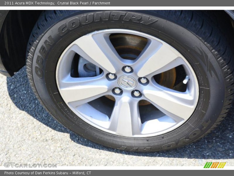 Crystal Black Pearl / Parchment 2011 Acura MDX Technology
