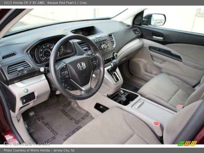  2013 CR-V EX AWD Gray Interior