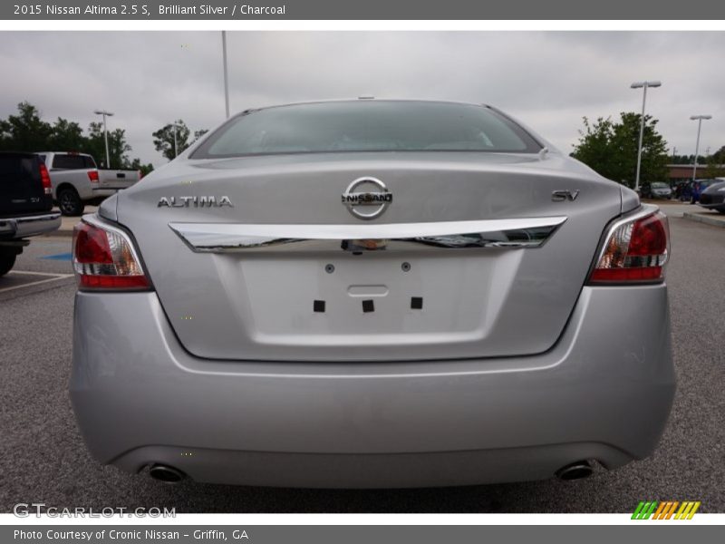 Brilliant Silver / Charcoal 2015 Nissan Altima 2.5 S