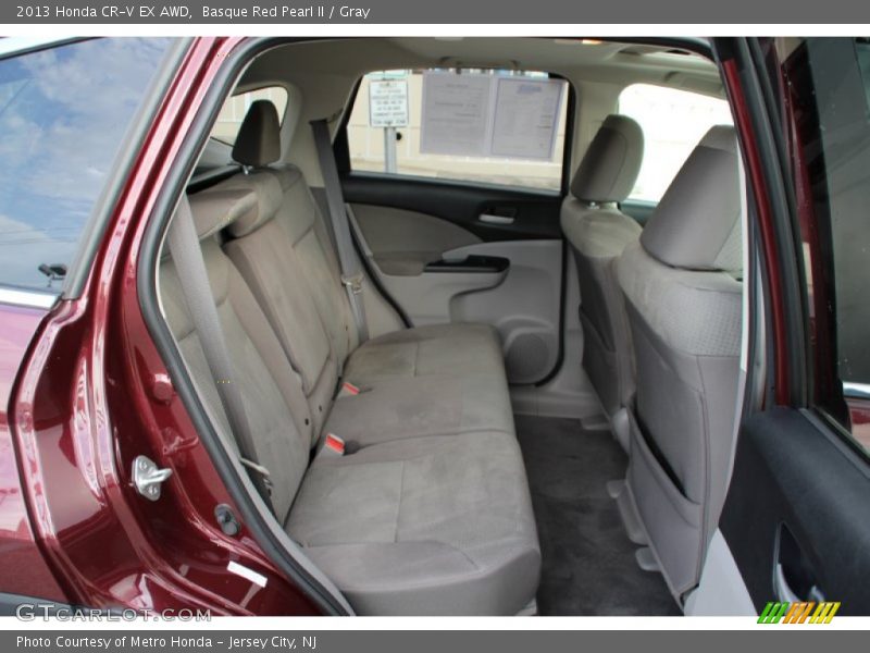 Rear Seat of 2013 CR-V EX AWD
