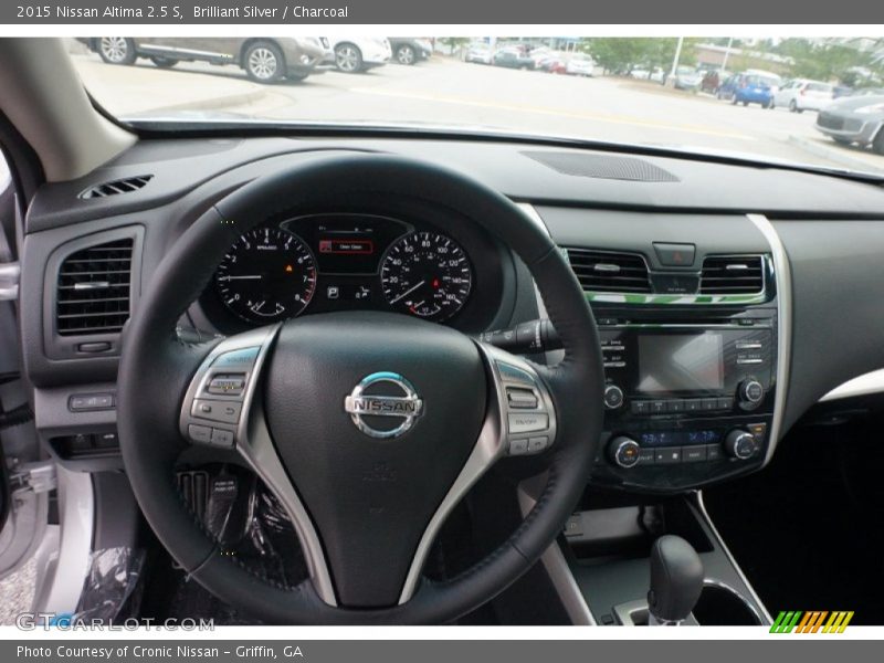 Brilliant Silver / Charcoal 2015 Nissan Altima 2.5 S