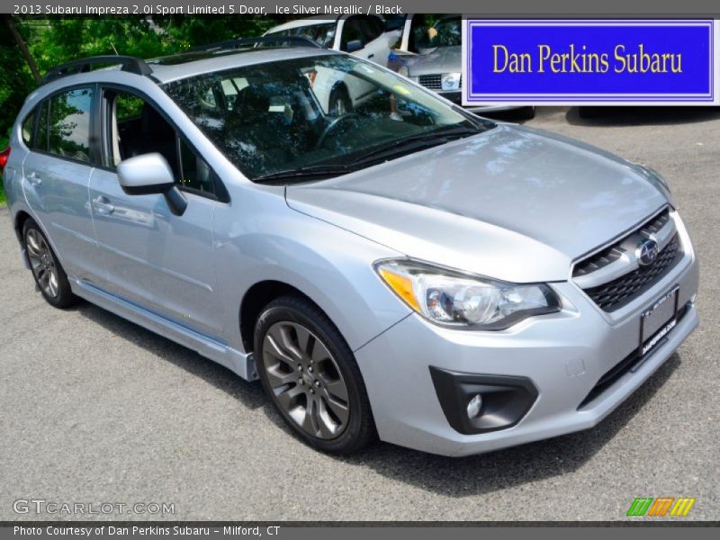 Ice Silver Metallic / Black 2013 Subaru Impreza 2.0i Sport Limited 5 Door