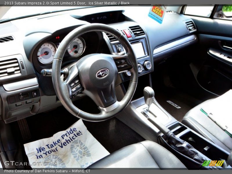 Ice Silver Metallic / Black 2013 Subaru Impreza 2.0i Sport Limited 5 Door
