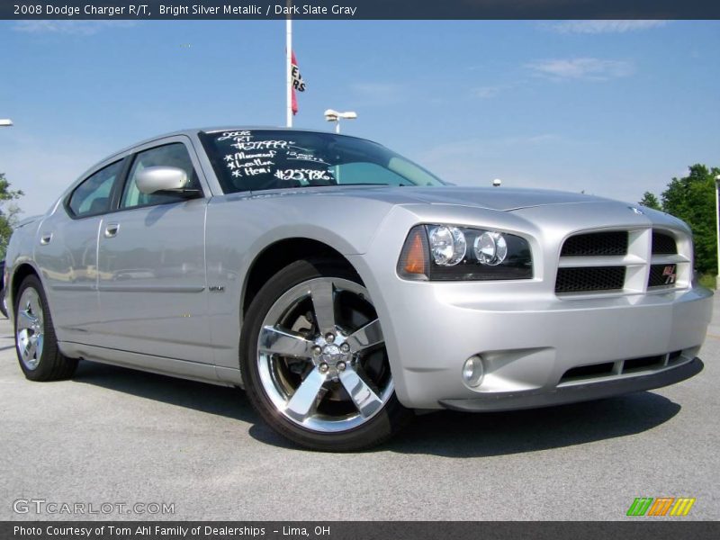 Bright Silver Metallic / Dark Slate Gray 2008 Dodge Charger R/T
