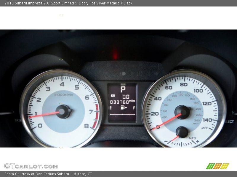 Ice Silver Metallic / Black 2013 Subaru Impreza 2.0i Sport Limited 5 Door