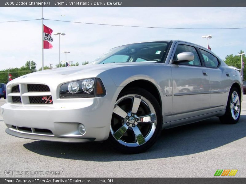 Bright Silver Metallic / Dark Slate Gray 2008 Dodge Charger R/T
