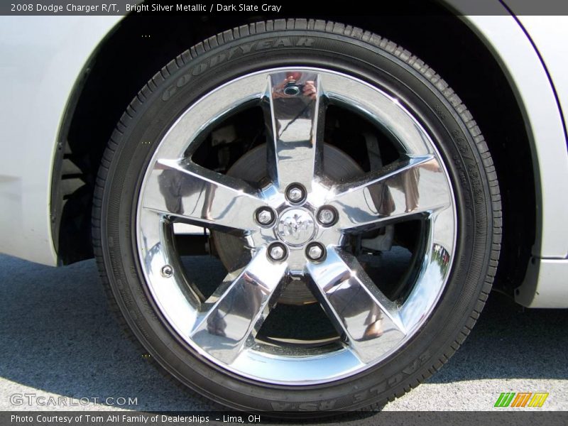 Bright Silver Metallic / Dark Slate Gray 2008 Dodge Charger R/T