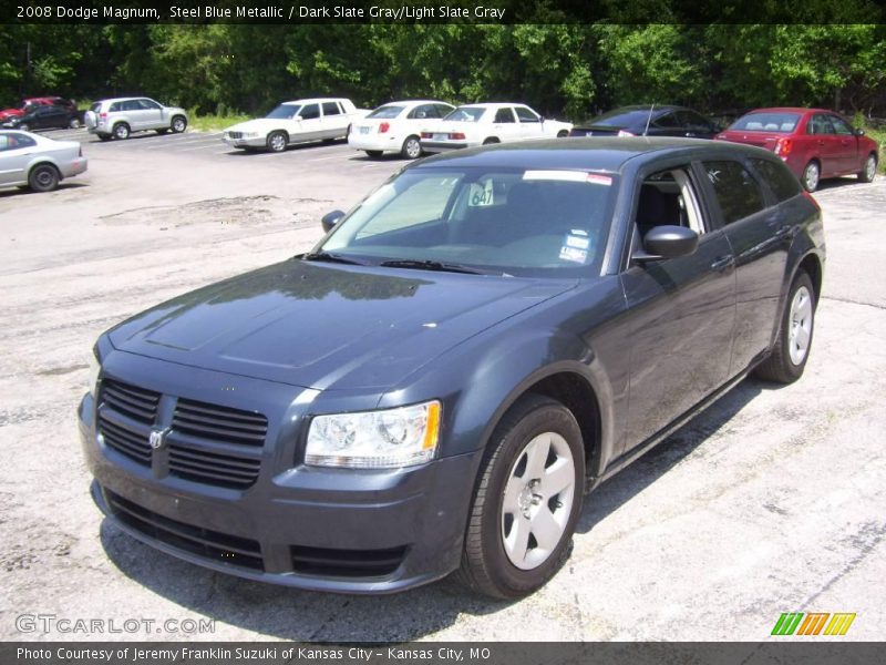 Steel Blue Metallic / Dark Slate Gray/Light Slate Gray 2008 Dodge Magnum