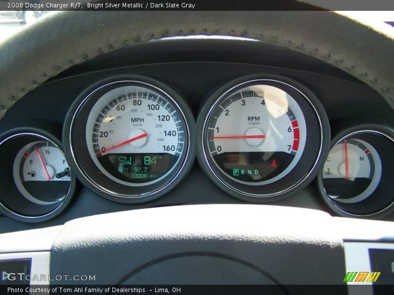 Bright Silver Metallic / Dark Slate Gray 2008 Dodge Charger R/T