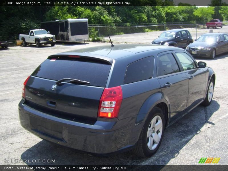 Steel Blue Metallic / Dark Slate Gray/Light Slate Gray 2008 Dodge Magnum