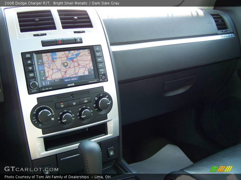 Bright Silver Metallic / Dark Slate Gray 2008 Dodge Charger R/T