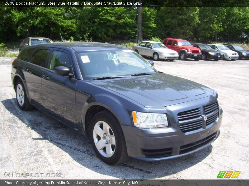 Steel Blue Metallic / Dark Slate Gray/Light Slate Gray 2008 Dodge Magnum
