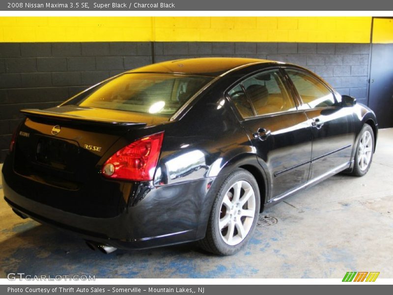 Super Black / Charcoal Black 2008 Nissan Maxima 3.5 SE