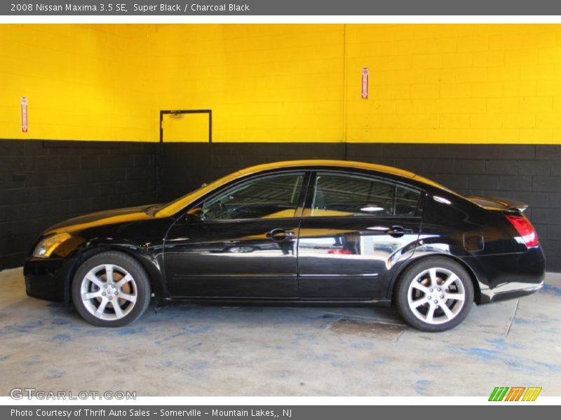 Super Black / Charcoal Black 2008 Nissan Maxima 3.5 SE