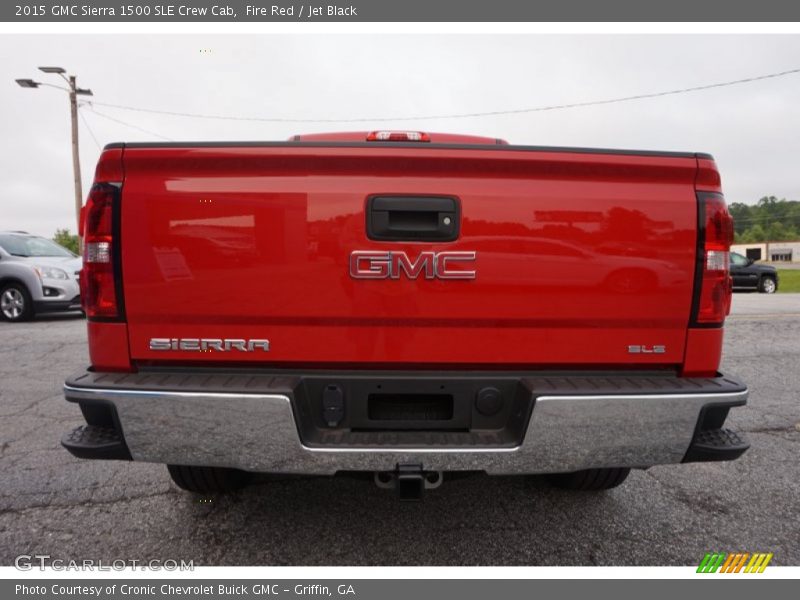 Fire Red / Jet Black 2015 GMC Sierra 1500 SLE Crew Cab