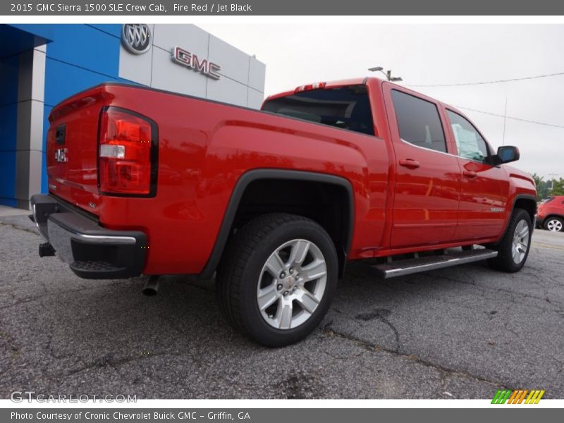 Fire Red / Jet Black 2015 GMC Sierra 1500 SLE Crew Cab