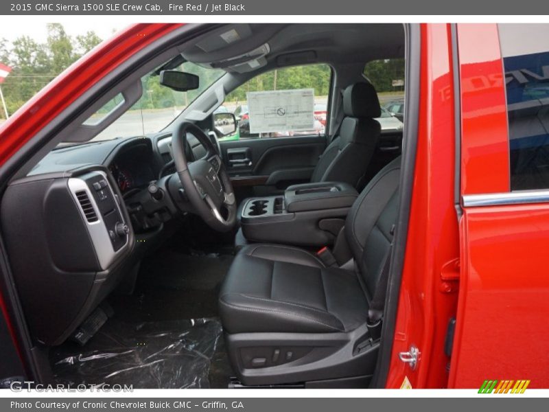 Fire Red / Jet Black 2015 GMC Sierra 1500 SLE Crew Cab