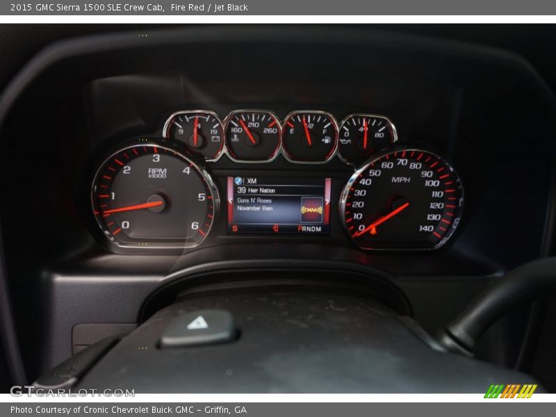  2015 Sierra 1500 SLE Crew Cab SLE Crew Cab Gauges