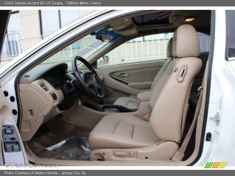 Front Seat of 2002 Accord EX V6 Coupe