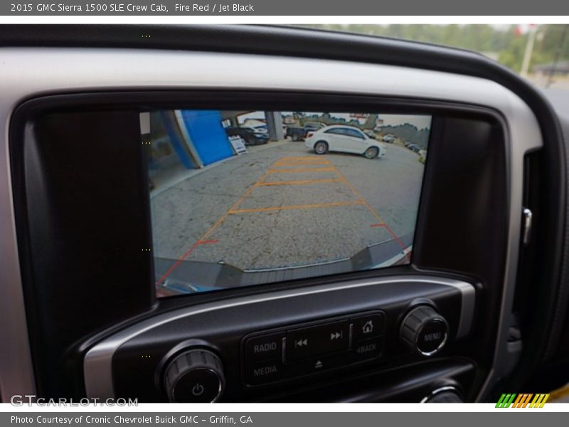 Fire Red / Jet Black 2015 GMC Sierra 1500 SLE Crew Cab