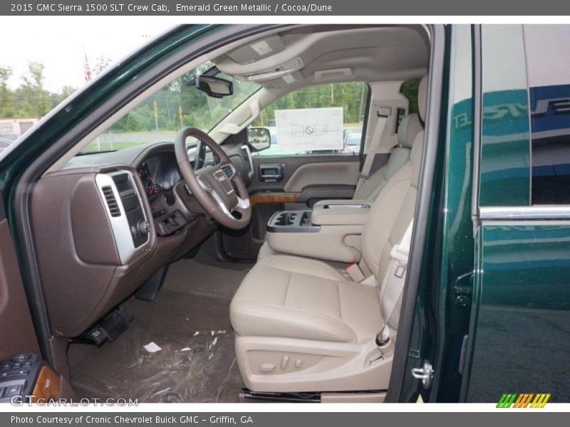  2015 Sierra 1500 SLT Crew Cab Cocoa/Dune Interior