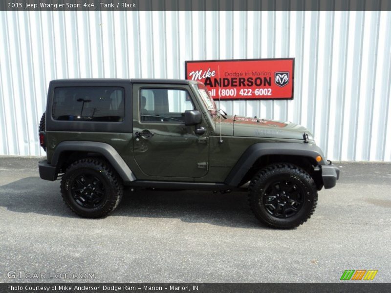 Tank / Black 2015 Jeep Wrangler Sport 4x4
