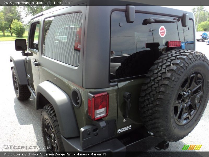 Tank / Black 2015 Jeep Wrangler Sport 4x4