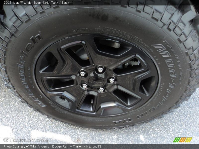 Tank / Black 2015 Jeep Wrangler Sport 4x4