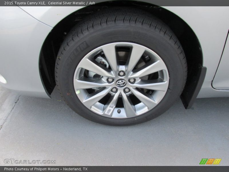 Celestial Silver Metallic / Ash 2015 Toyota Camry XLE