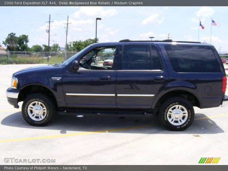 Deep Wedgewood Blue Metallic / Medium Graphite 2000 Ford Expedition XLT 4x4