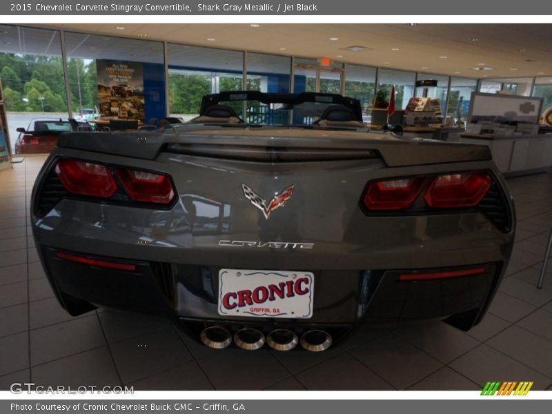 Shark Gray Metallic / Jet Black 2015 Chevrolet Corvette Stingray Convertible