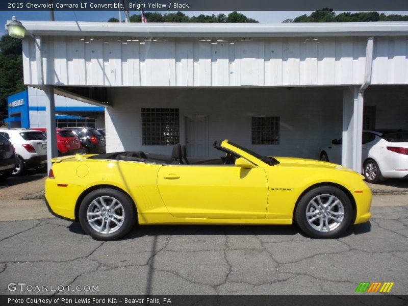  2015 Camaro LT Convertible Bright Yellow