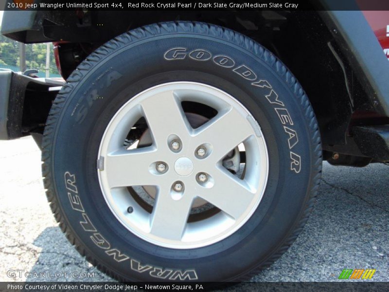 Red Rock Crystal Pearl / Dark Slate Gray/Medium Slate Gray 2010 Jeep Wrangler Unlimited Sport 4x4