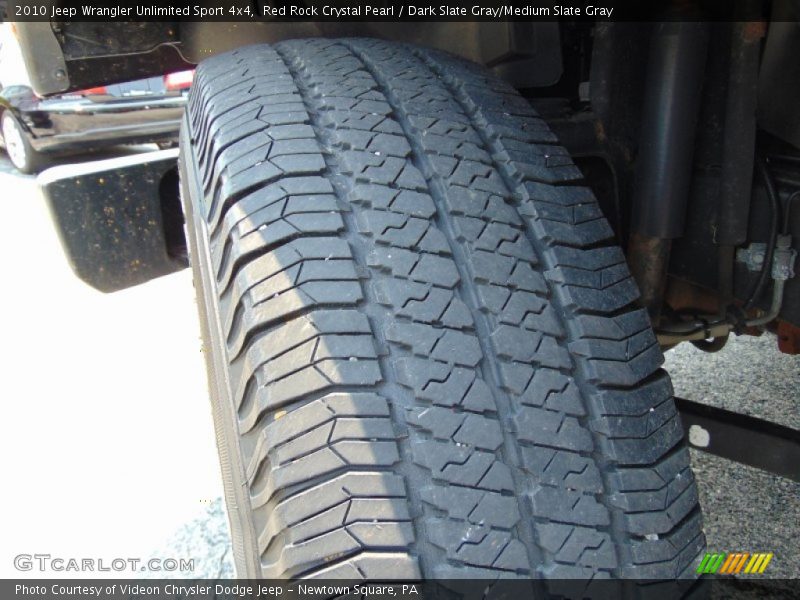 Red Rock Crystal Pearl / Dark Slate Gray/Medium Slate Gray 2010 Jeep Wrangler Unlimited Sport 4x4