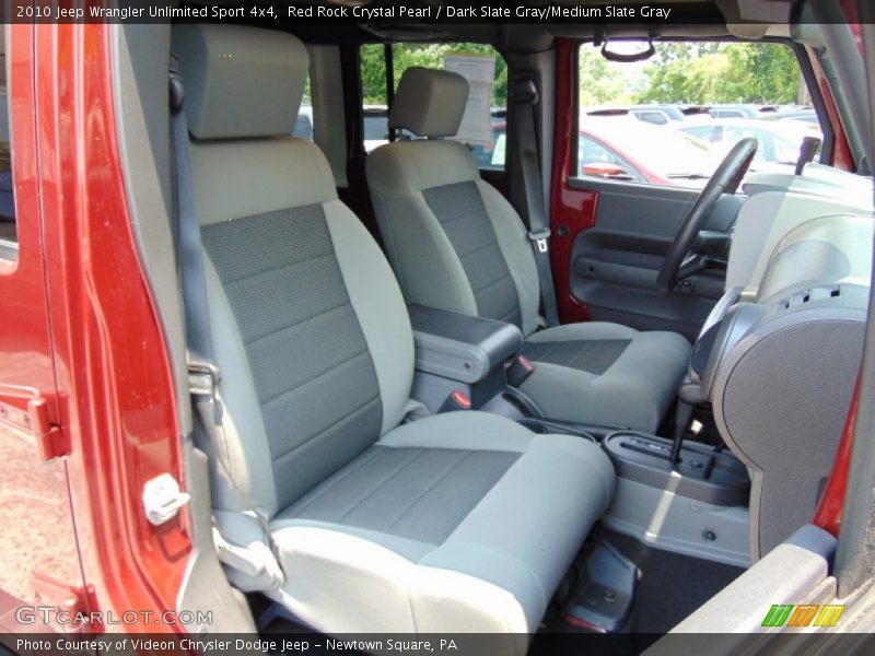 Red Rock Crystal Pearl / Dark Slate Gray/Medium Slate Gray 2010 Jeep Wrangler Unlimited Sport 4x4