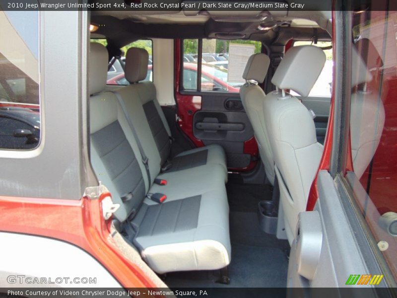 Red Rock Crystal Pearl / Dark Slate Gray/Medium Slate Gray 2010 Jeep Wrangler Unlimited Sport 4x4