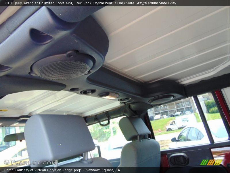 Red Rock Crystal Pearl / Dark Slate Gray/Medium Slate Gray 2010 Jeep Wrangler Unlimited Sport 4x4